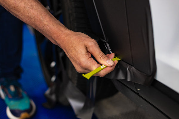 TWI Yellow Vinyl Axe Tool Example