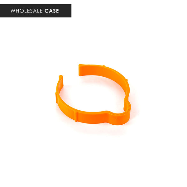 An orange Yellotool speed clip on a white background with the text 'Wholesale Case'.