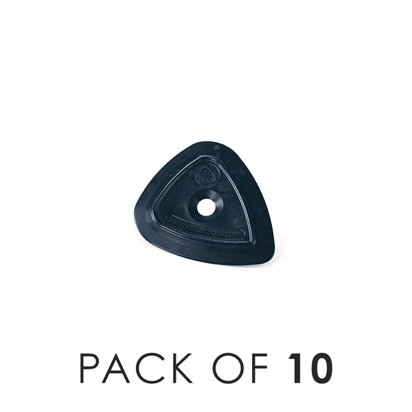 A black Yelloplek on a white background with the text 'Pack of 10'.