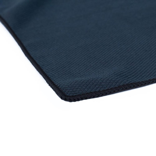 TRC Diamond Weave Glass & Window Towel Black 16x16 Corner