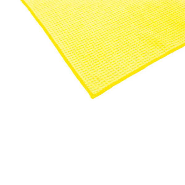 The Rag Company Standard Waffle-Weave Yellow Corner
