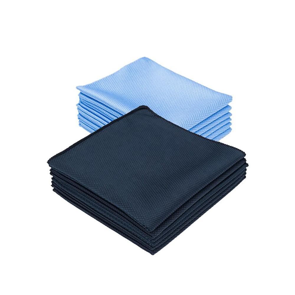 Microfiber Diamond Weave Glass & Window Towels | The Rag Company display picture 2