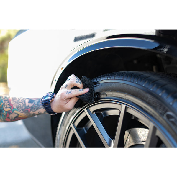 The Rag Company Terry Applicator Sponge 2 x 4 Black Demo