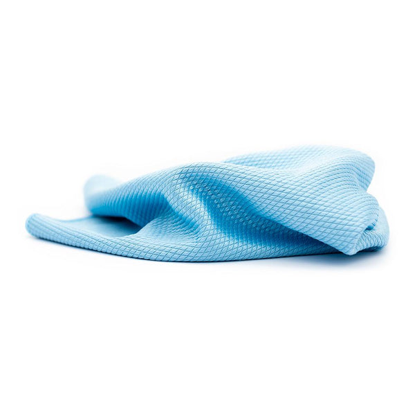 TRC Diamond Weave Glass & Window Towel Blue 16x24 Example