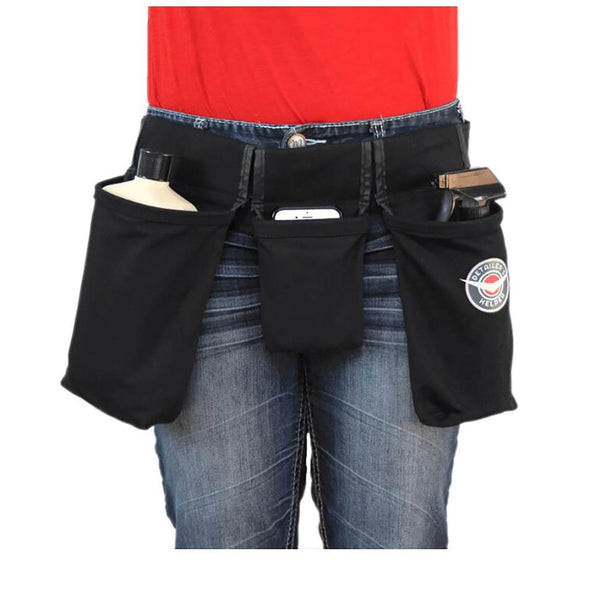 Detailer's Helper Standard Tool Belt on the waist of a model.
