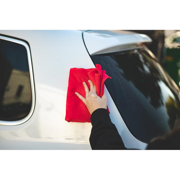 TRC Car Wash Towel 16x27 Red Example
