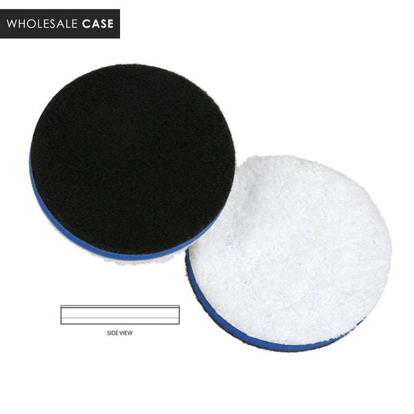 The front and back of a cutting pad with a drawing of the side of the pad and the text 'wholesale Case.