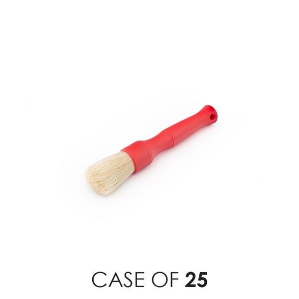 Detail Factory Boars Hair Red Short Handle Brush Case of 25