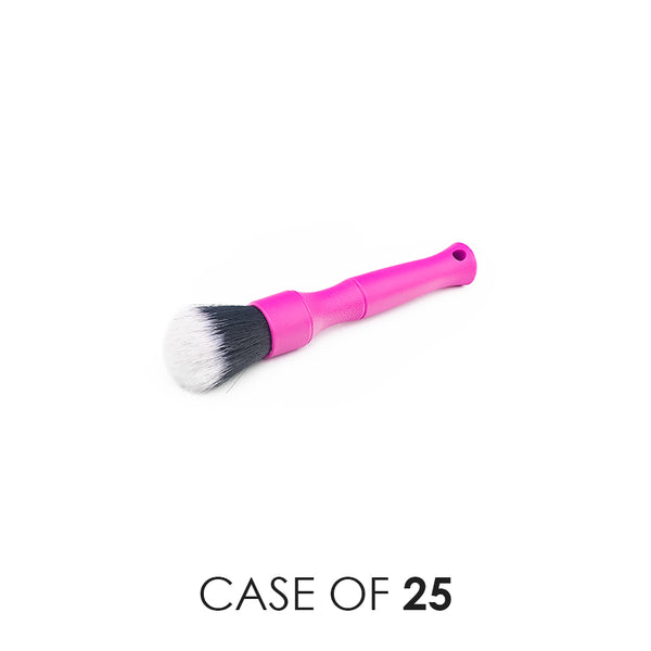 A pink Detail Factory Synthetic Detailing Brush on a white background with the text 'Case of 25'.