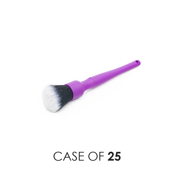 A purple Detail Factory detailing brush on a white background with the text 'Case of 25'.