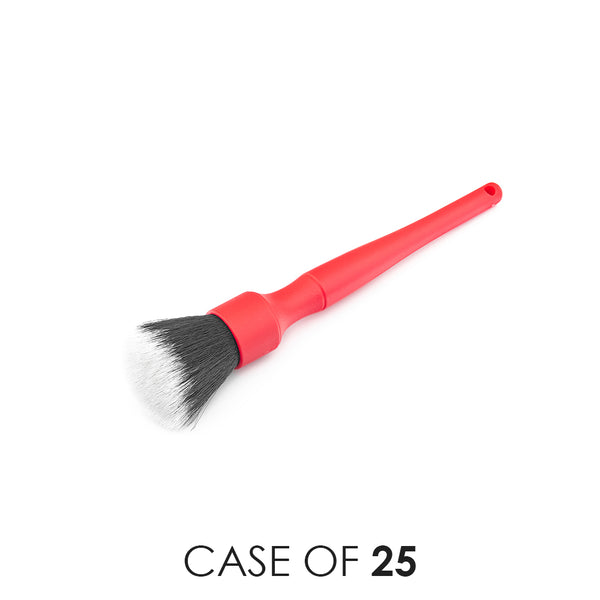 A red Detail Factory Synthetic Detailing Brush on a white background with the text 'Case of 25'.