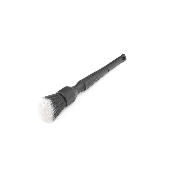 A black Detail Factory Synthetic Detailing brush on a white background.