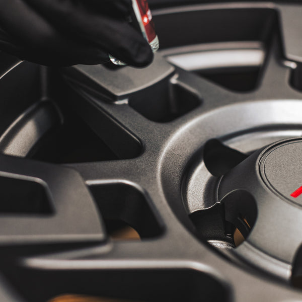 Using Diamond Wheel from Diamond ProTech to coat the surface of a Toyota TRD wheel