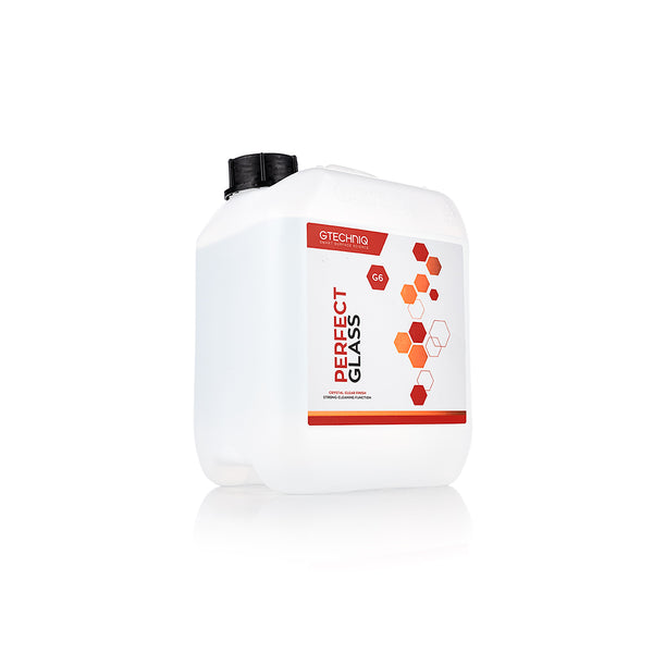 A 5L bottle of G6 Perfect Glass coating from Gtechniq