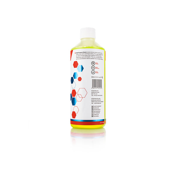 A 500ml bottle of W2 Multi-purpose cleaner concentrate from Gtechniq