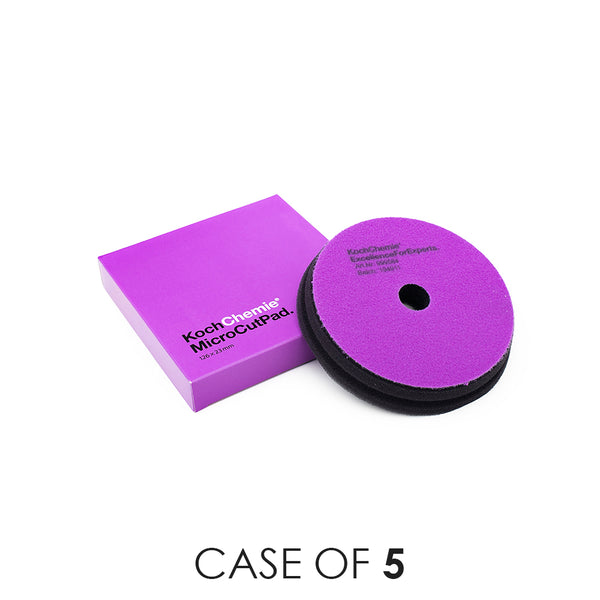 A purple Koch Chemie box and polisher on a white background with the text 'Case of 5'.