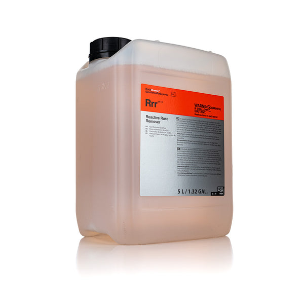 A jug of Koch Chemie Reactive Rust Remover on a white background.