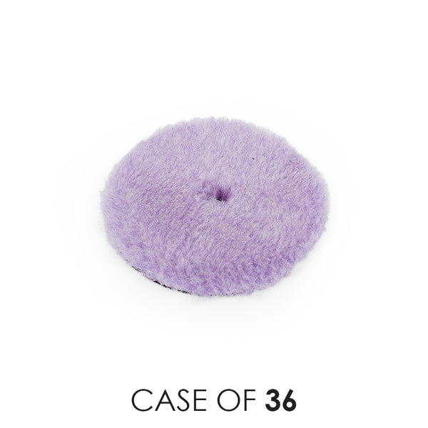 Purple Foamed Wool Buffing & Polishing Pad - Case