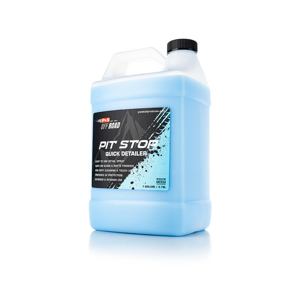 A jug of P&S Pit Stop on a white background.