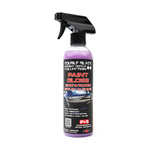 P&S Paint Gloss Showroom Spray n Shine Quick Detailer 16oz on a white background.