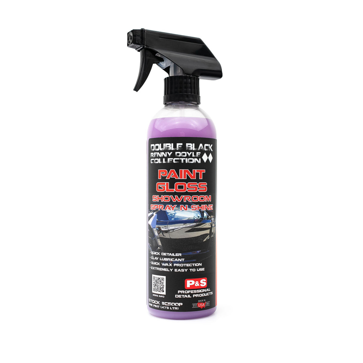 P&S Paint Gloss Showroom Detail Spray N Shine Gallon and 32oz KIT - Detailer  Wax