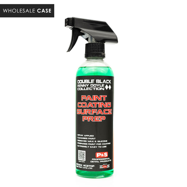 A spray bottle of P & S Paint Surface Prep on a white background with the text 'Wholesale Case'.