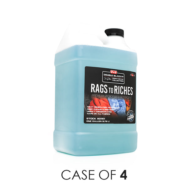 A jug of P & S Rags To Riches on a white background with the text 'Case of 4'.