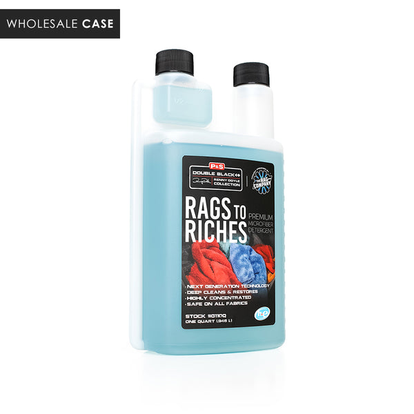 A bottle of P & S Rags to Riches on a white background with the text 'Wholesale Case'.