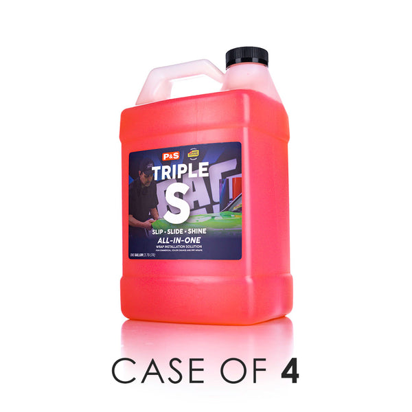 A jug of P and S Triple S on a white background with the text 'Case of 4'.