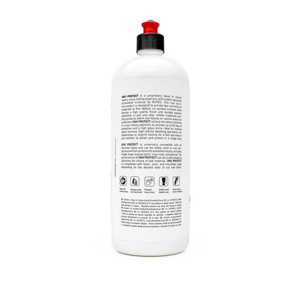 Rupes Uno Protect 1L label on a white background.