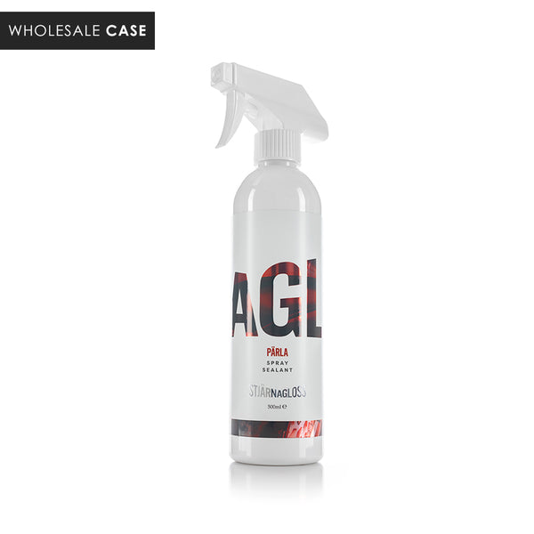 A spray bottle of Stjarnagloss Parla on a white background with the text 'Wholesale Case'.