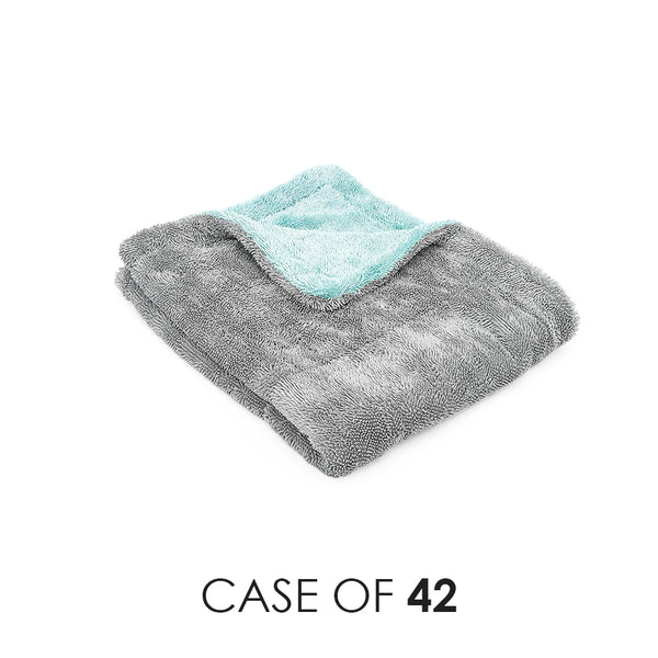 A folded liquid8r towel on a white background with the text 'Case of 42'.