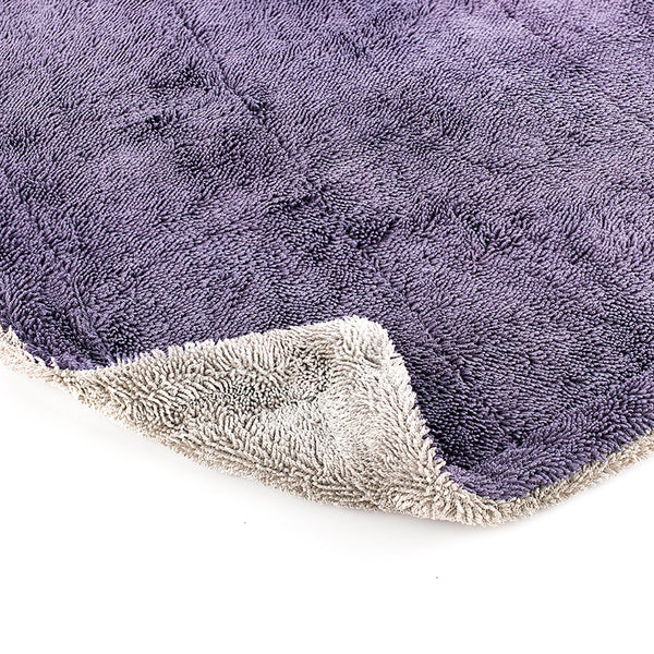 The corner of a dark grey Liquid8r on a white background.