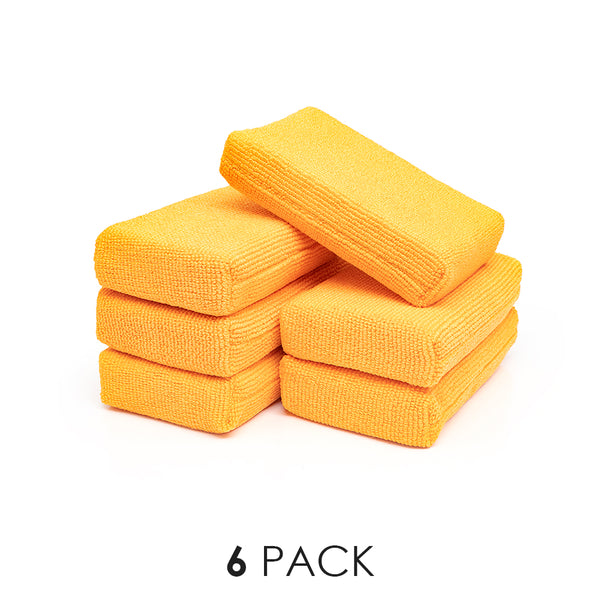 The Rag Company Pearl Sponge Orange Pack of 6