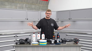 The RUPES lineup The Rag Company carries: polishers, pads, compounds and polishes