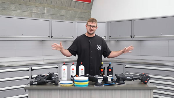 The RUPES lineup The Rag Company carries: polishers, pads, compounds and polishes