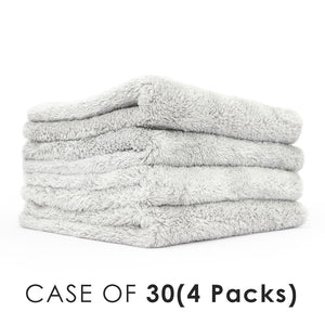 Eagle Edgeless 500 16x16 Blue stack view with the text "Case of 30(4 Packs)" on a white background.