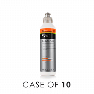 A bottle of Koch Chemie One Cut and Finish on a white background with the text 'Case of 10'.
