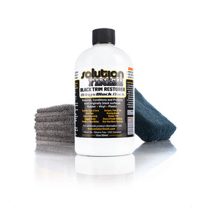 Solution Finish Black Trim Restorer Full Installation Kit