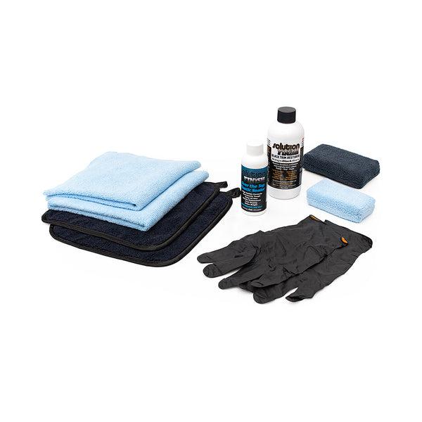 Black Trim Restorer + Over the Top Plastic Sealer Full Installation Kit