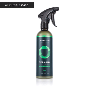 A spray bottle of Armour Ceramic Spray Sealant on a white background with the text 'Wholesale Case'.