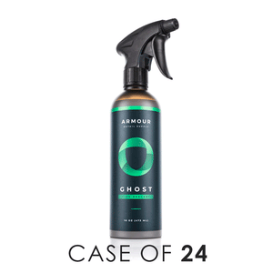 A spray bottle of Armour Ghost on a white background with the text 'Case of 24'.