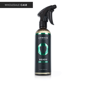 Armour Detail Supply Beads 16oz bottle front view on a white background with the text "Wholesale Case".