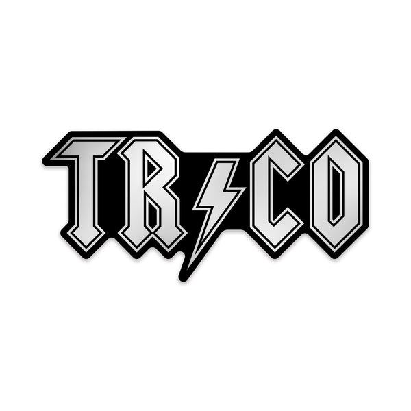 The Rag Company Black Friday 2025 Heavy Metal Sticker on a white background.