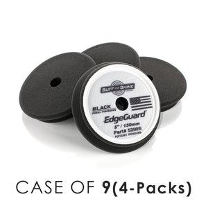 Buff and Shine EdgeGuard Black 5inch 4 Pack Case of 9