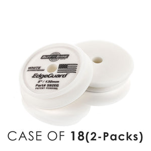 Buff and Shine EdgeGuard White 5inch 2 Pack Case of 18