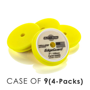 Buff and Shine EdgeGuard Yellow 5inch 4 Pack Case of 9