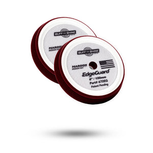 Buff and Shine EdgeGuard Maroon 6inch 2 Pack
