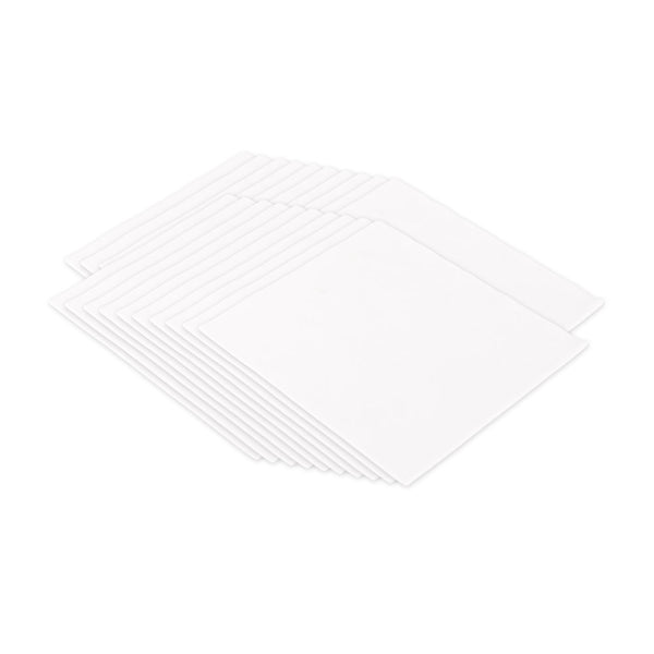 ColourLock white polishing cloth 20 pk on a white background