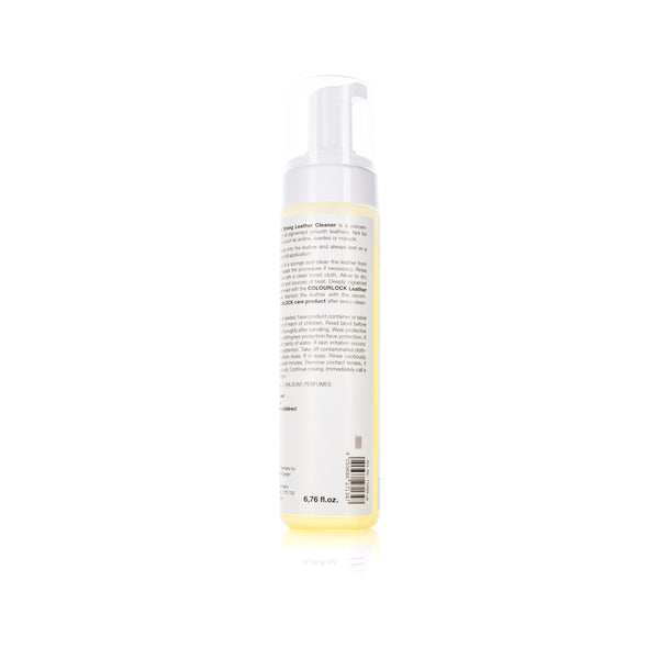 Colourlock Strong Leather Cleaner 200ml side view on a white background.